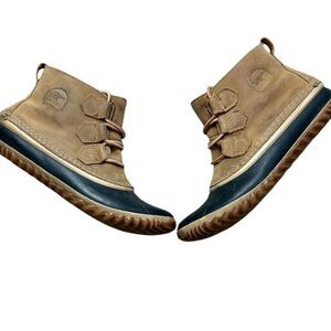 Sorel Brown and Black Winter Boots